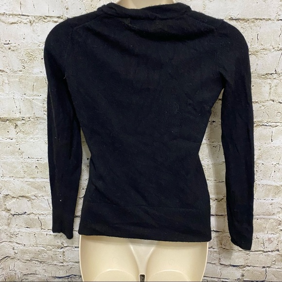 Banana Republic Black Wool Cashmere Pullover Sweater - Picture 3 of 5